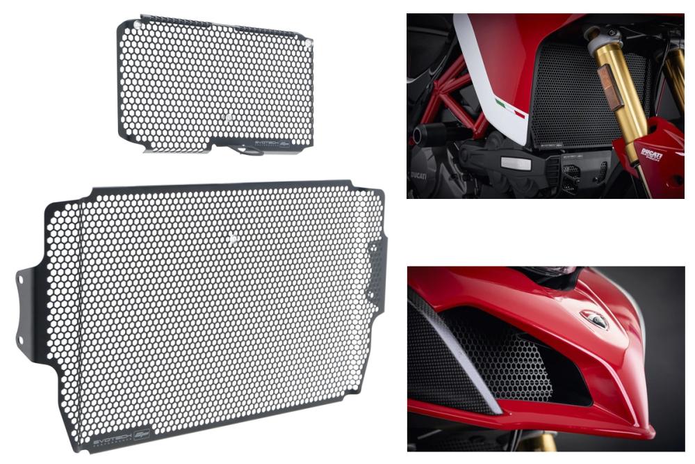 Ducati Multistrada 950, 1200, 1260 Wasser und Ölkühlerschutz von Evotech Performance